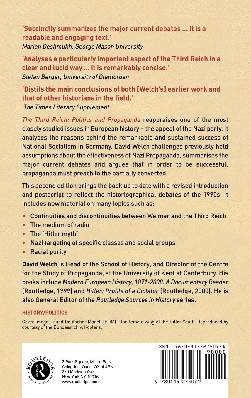 Rückseitencover The Third Reich