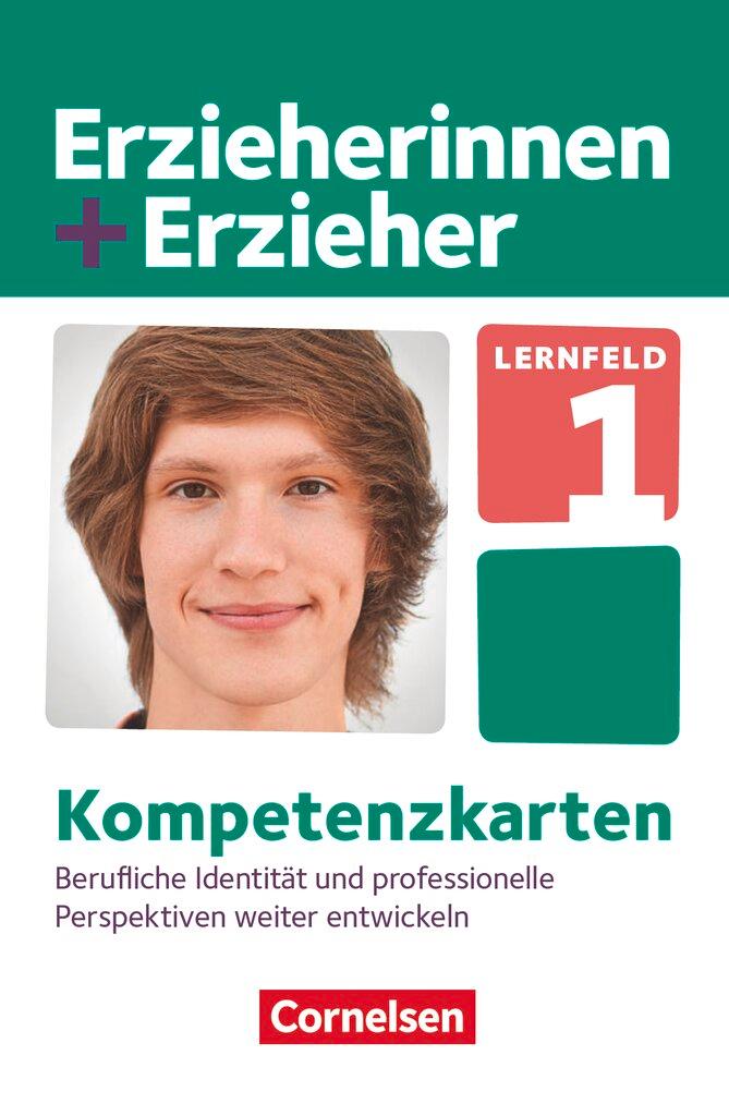 Vorderes Coverbild Erzieherinnen + Erzieher. Berufliche Identität und professionelle Perspektiven weiterentwickeln. Kompetenzkarten