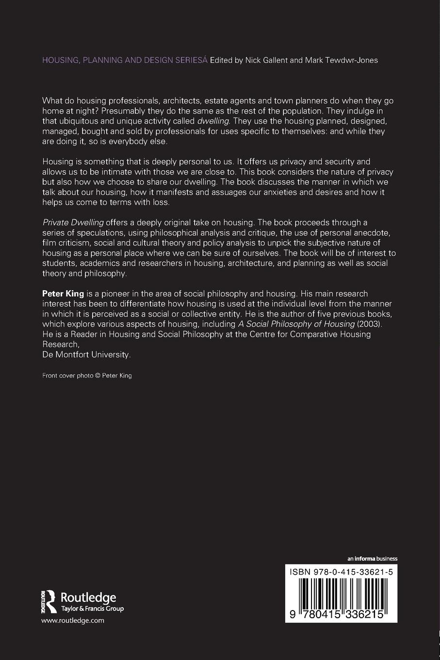 Rückseitencover Private Dwelling