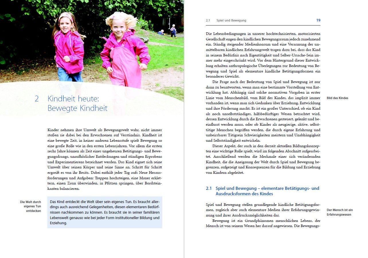 Beispielinhalt (Bild) Handbuch Bewegungserziehung