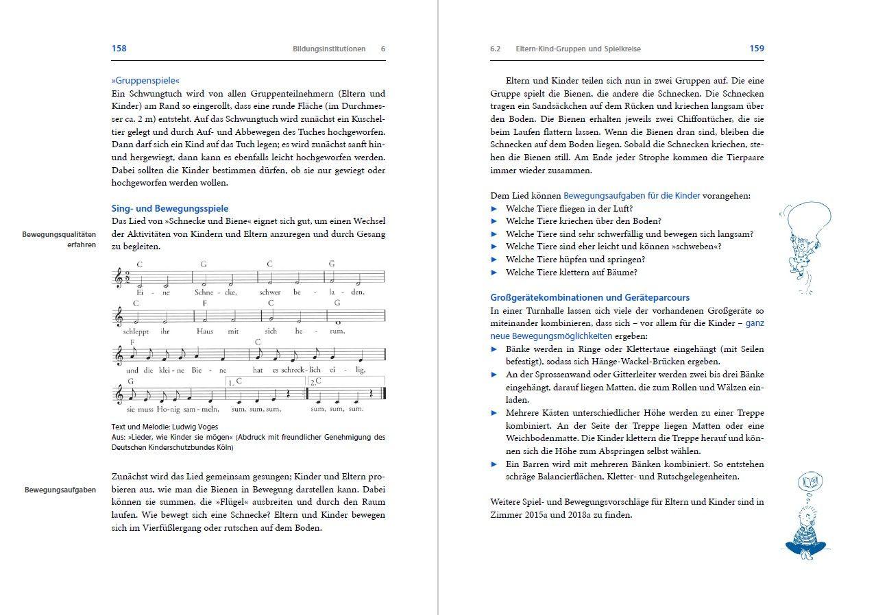 Beispielinhalt (Bild) Handbuch Bewegungserziehung