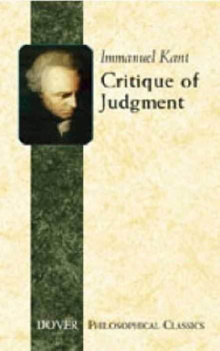 Vorderes Coverbild Critique of Judgment