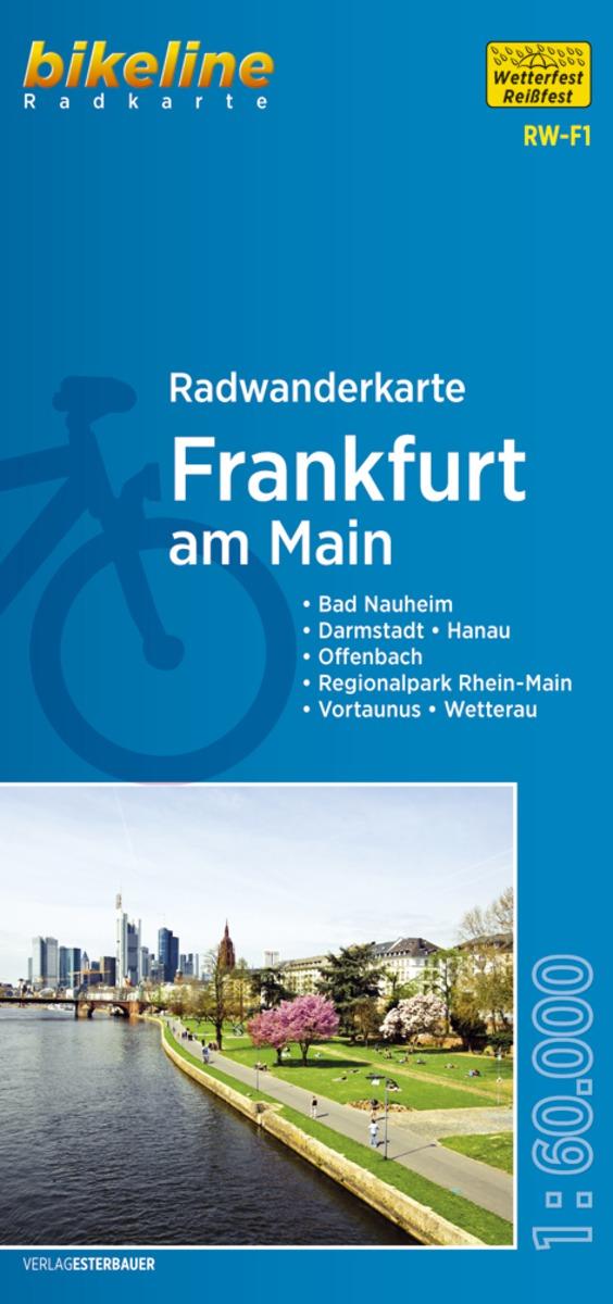 Vorderes Coverbild Radwanderkarte Frankfurt am Main 1 : 60 000