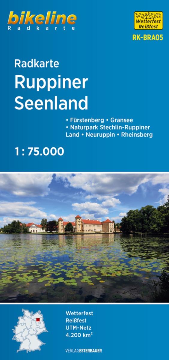 Vorderes Coverbild Radkarte Ruppiner Seenland (RK-BRA05) 1 : 75 000