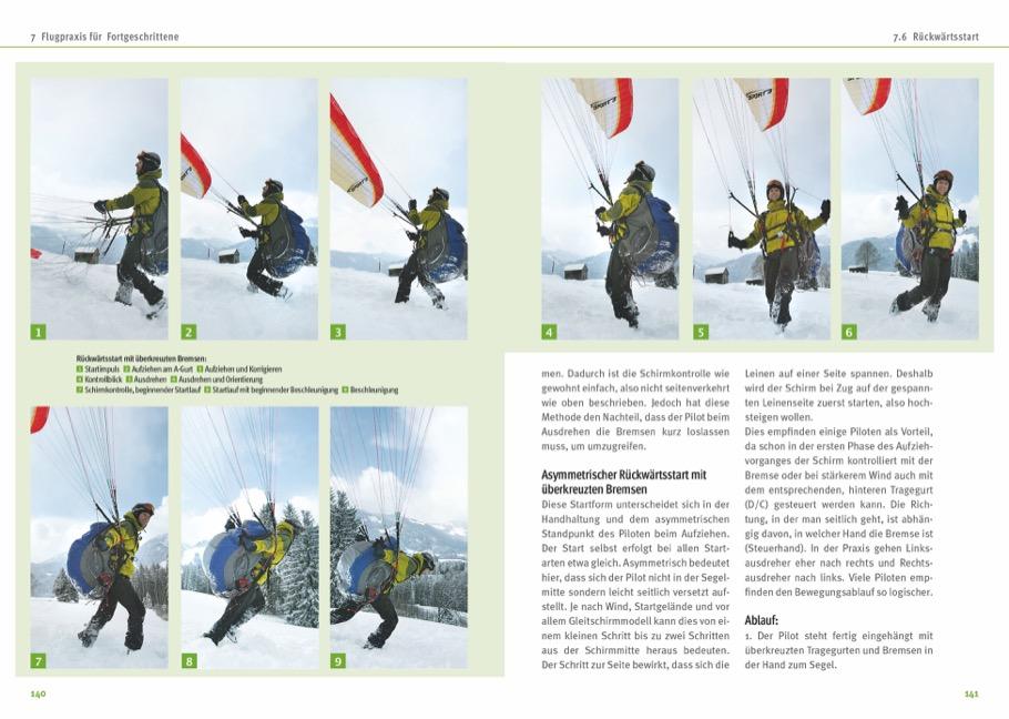 Beispielinhalt (Bild) Gleitschirmfliegen