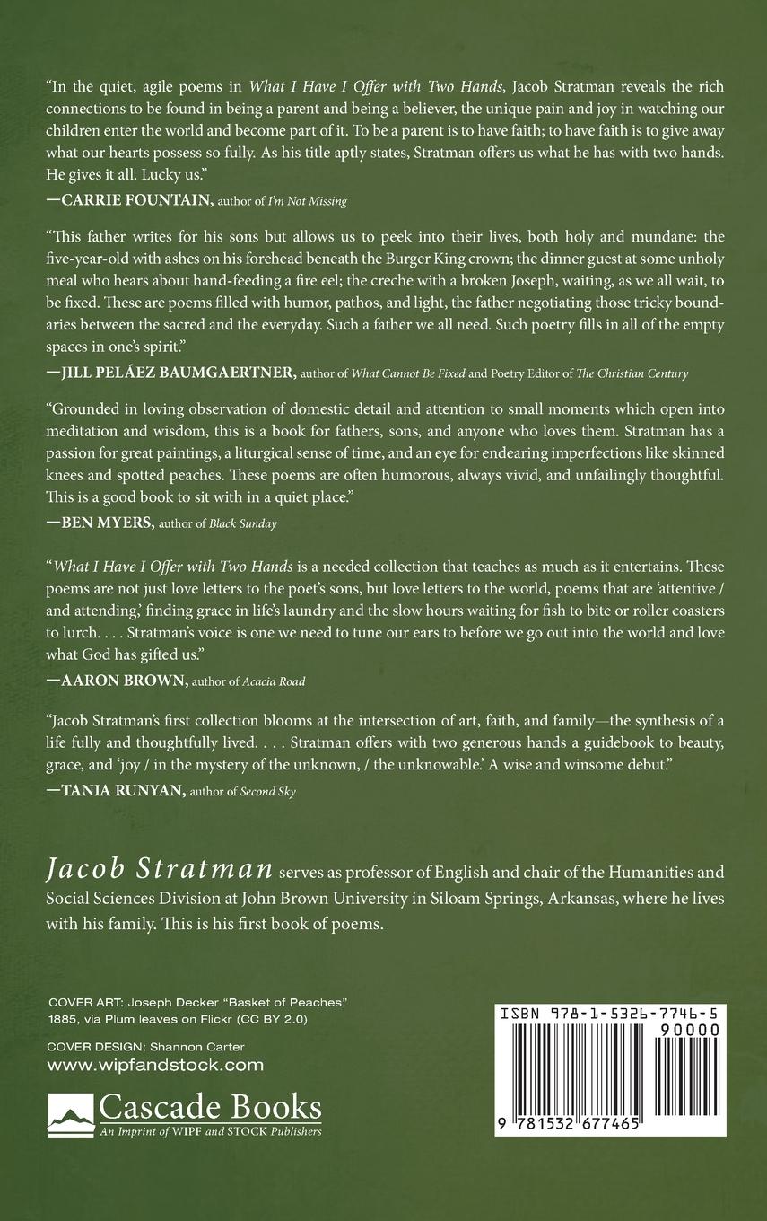 Rückseitencover What I Have I Offer with Two Hands