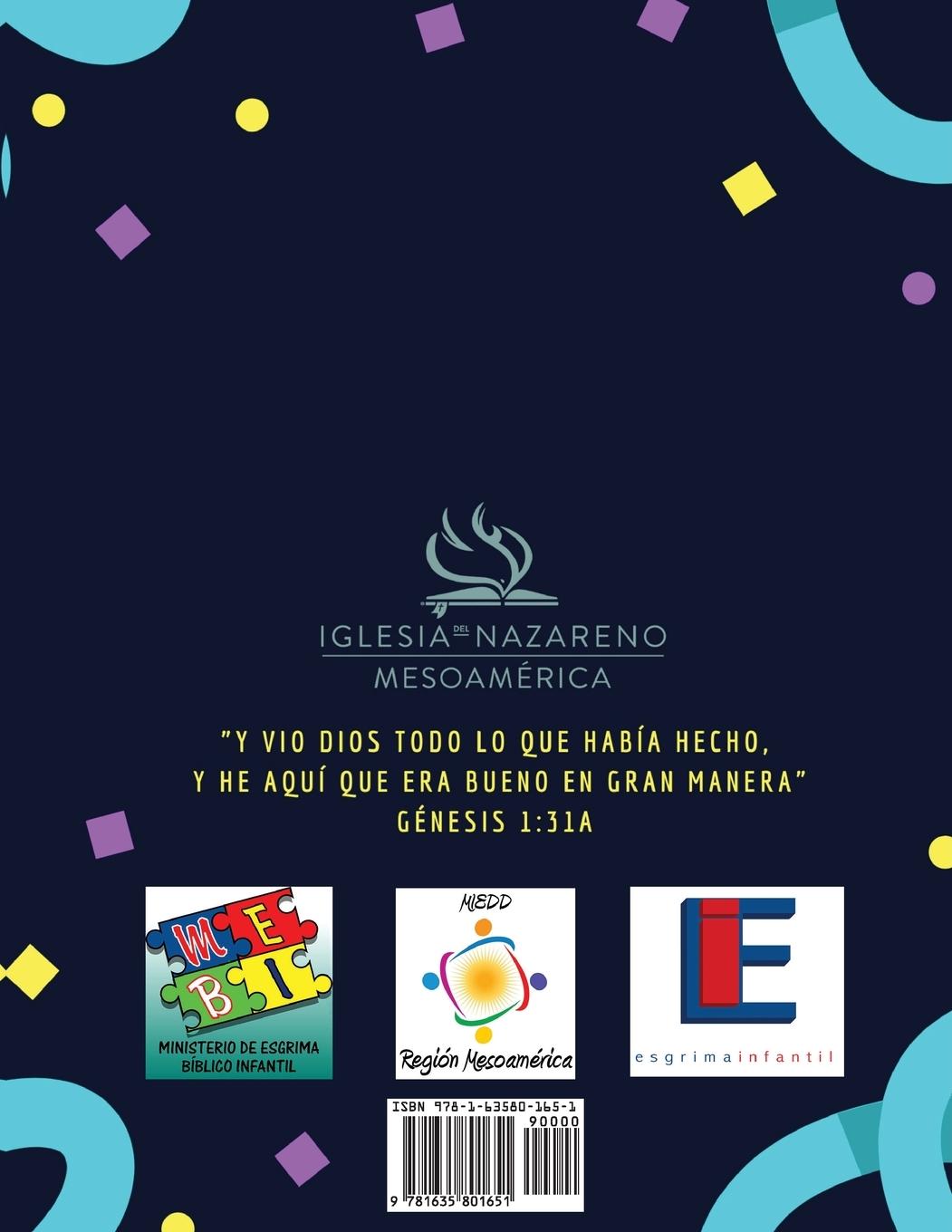 Rückseitencover Ministerio De Esgrima Bíblico Infantil - Génesis