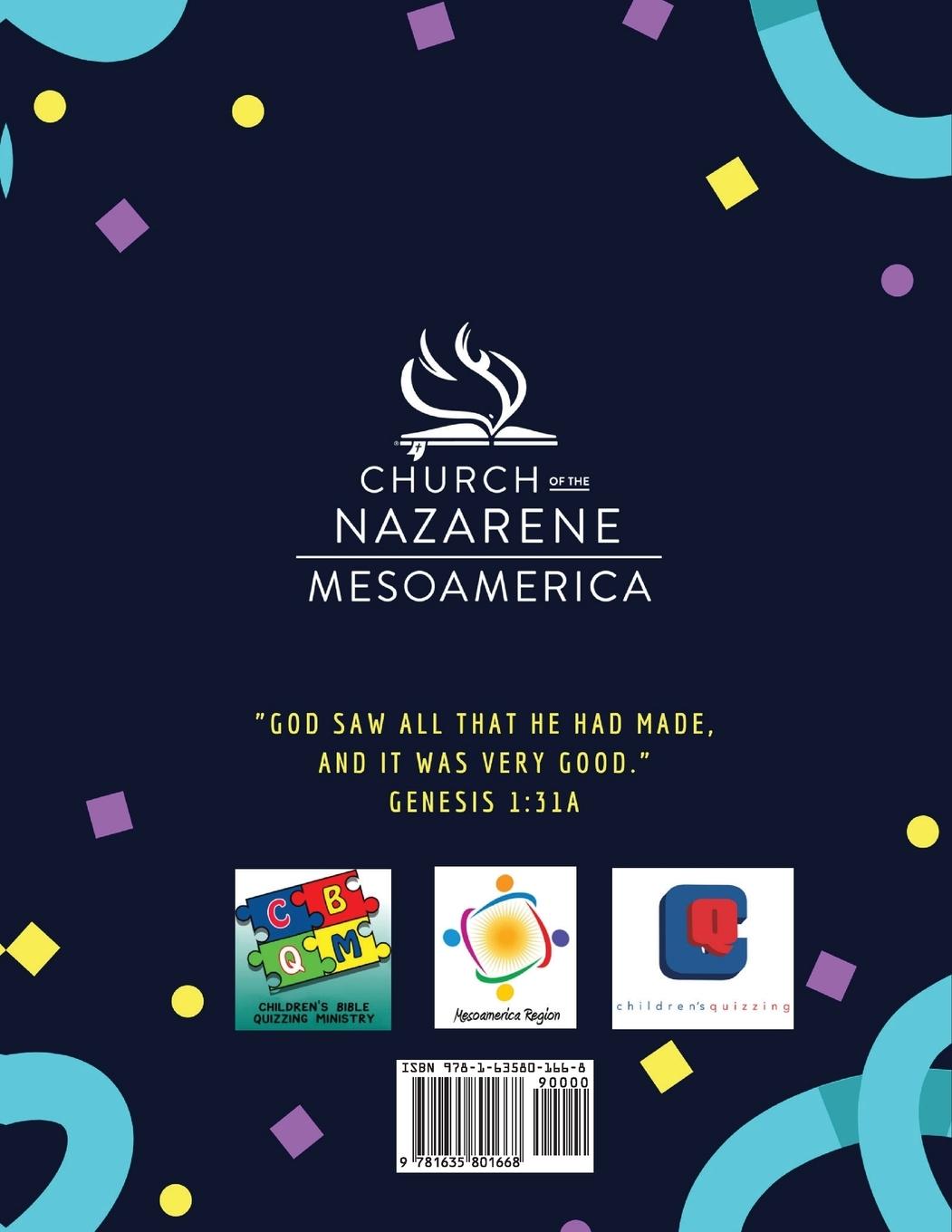 Rückseitencover Children's Bible Quizzing Ministry - Genesis