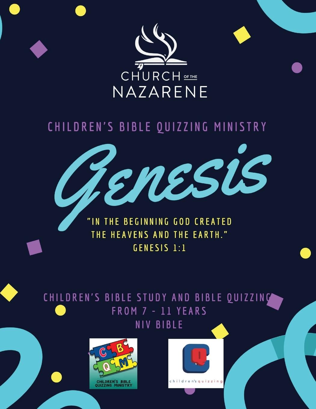 Vorderes Coverbild Children's Bible Quizzing Ministry - Genesis