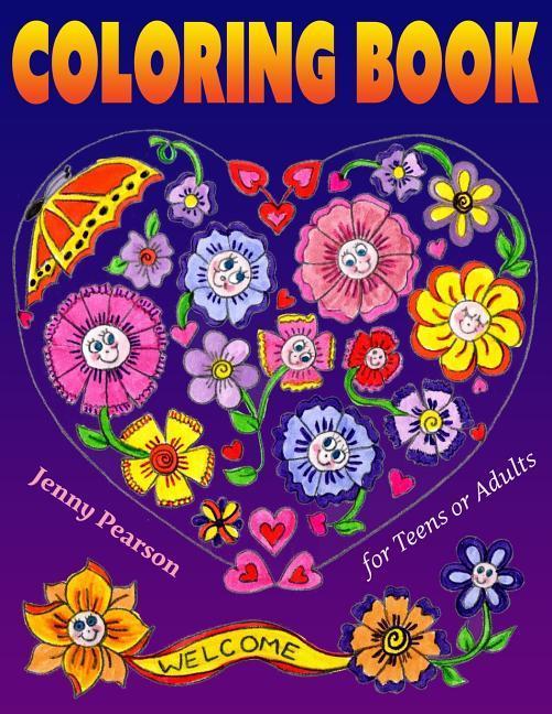 Vorderes Coverbild Coloring Book for Teens or Adults: Stress Relief & Relaxation (Marker Friendly)