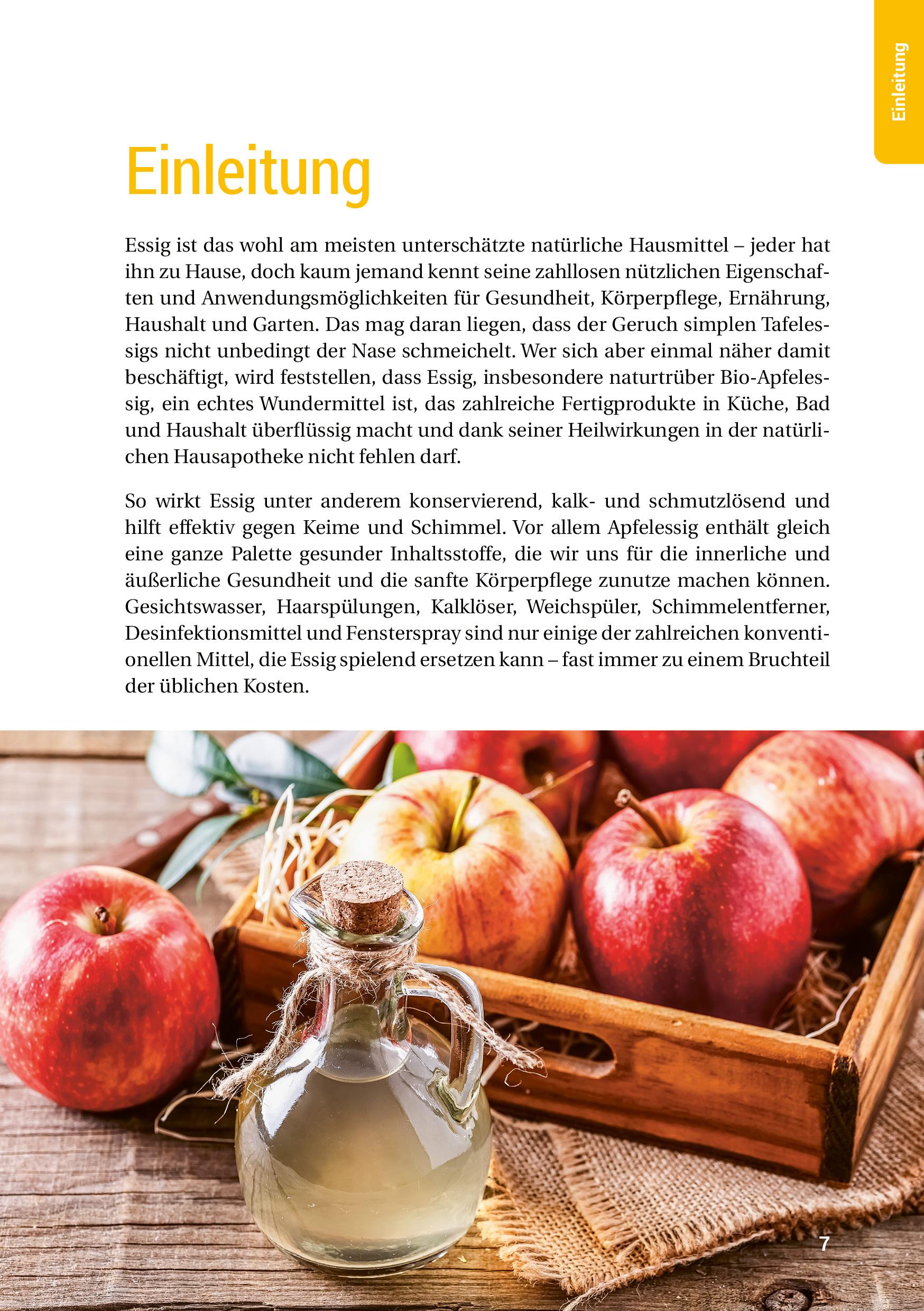 Beispielinhalt (Bild) Das Essig-Handbuch