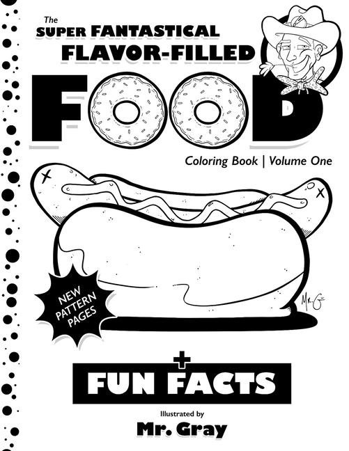 Vorderes Coverbild The Super Fantastical Flavor-Filled Food Coloring Book
