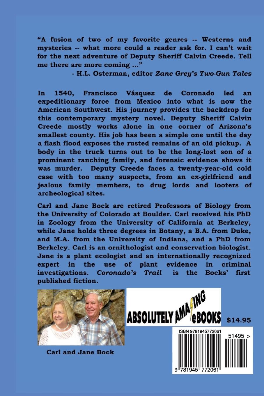 Rückseitencover Coronado's Trail, Book 1