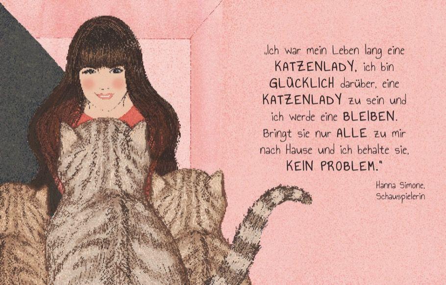 Beispielinhalt (Bild) Hinter jeder großartigen Frau steht eine besondere Katze