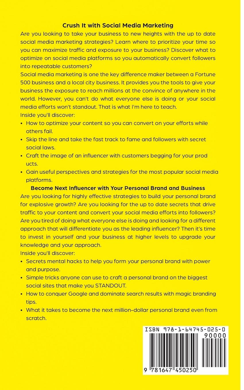 Rückseitencover Crushing It with Social Media Marketing and Personal Branding