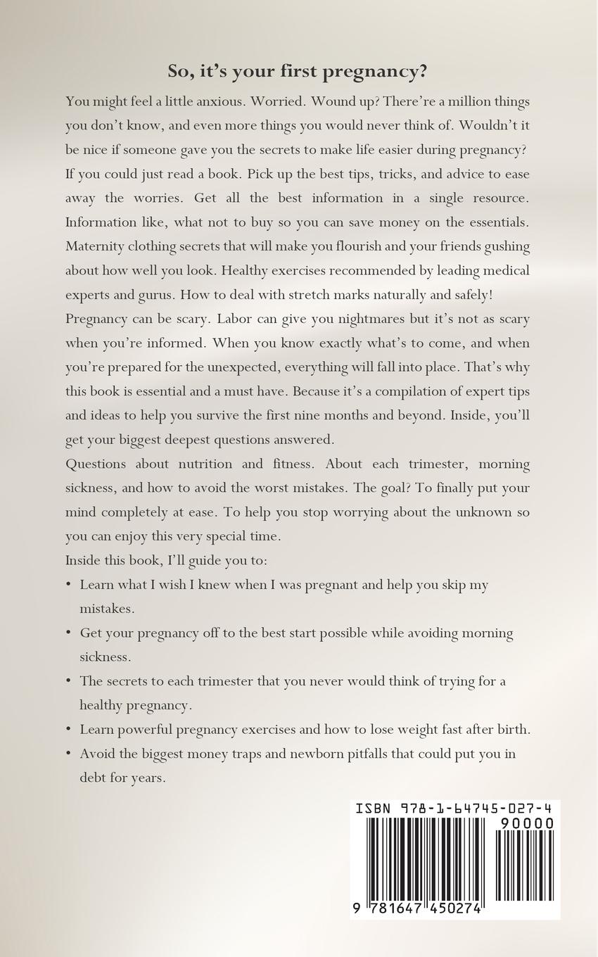 Rückseitencover Mindful Pregnancy for New Moms