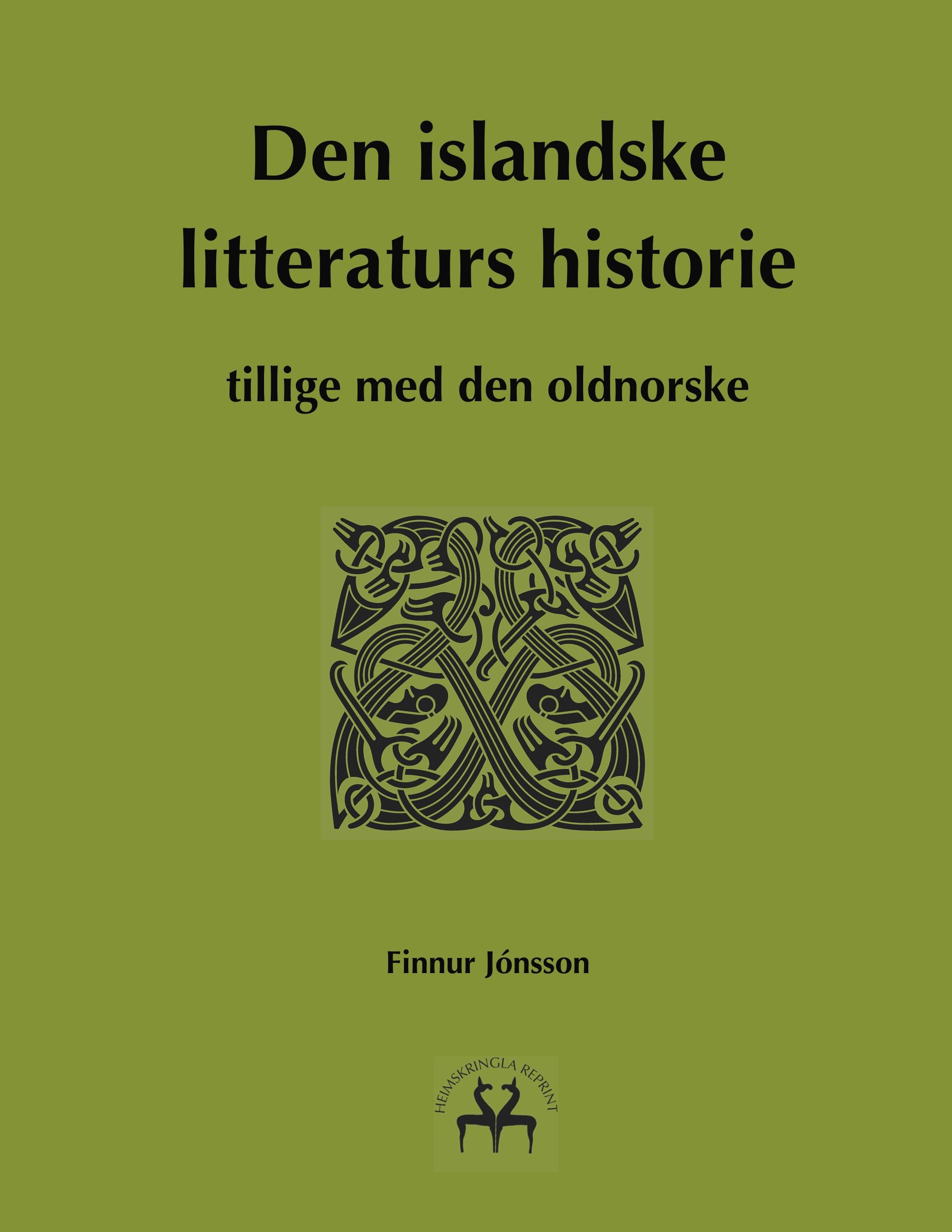 Vorderes Coverbild Den islandske litteraturs historie