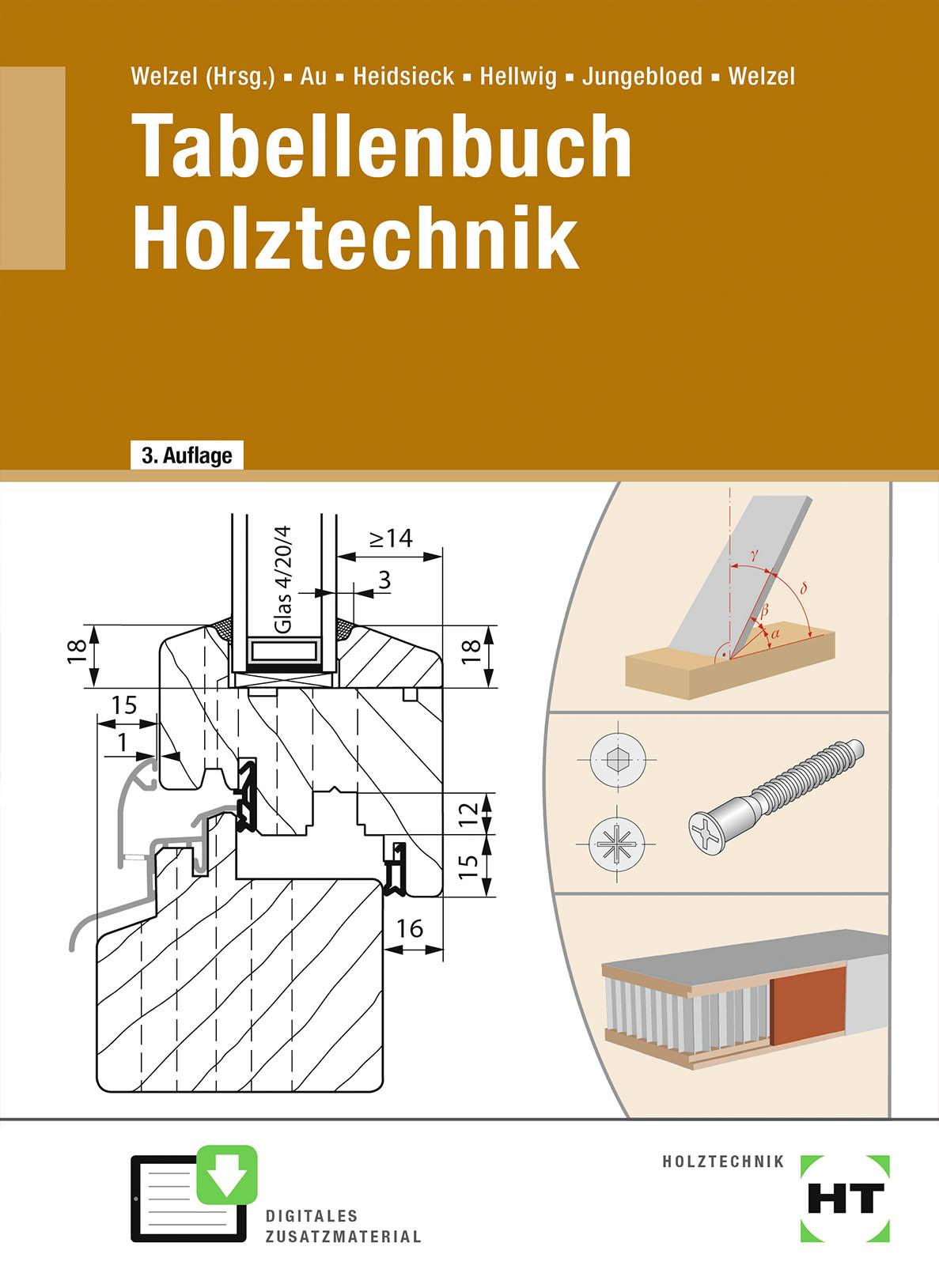 Vorderes Coverbild Tabellenbuch Holztechnik