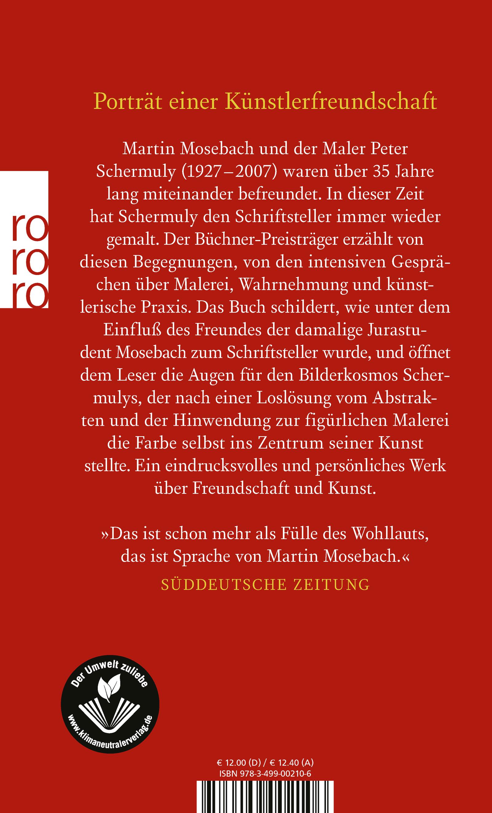 Rückseitencover Das Rot des Apfels