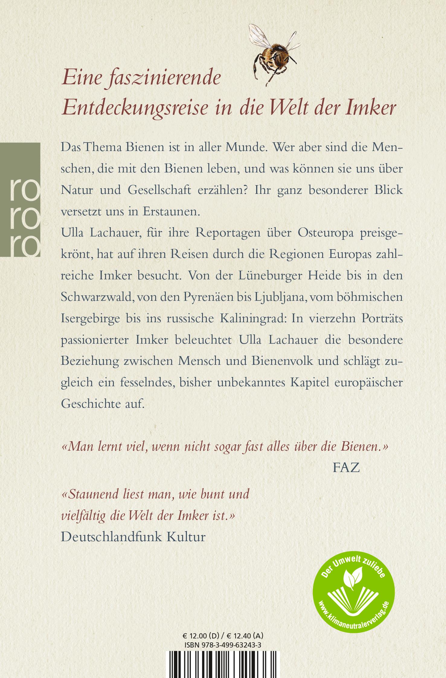 Rückseitencover Von Bienen und Menschen