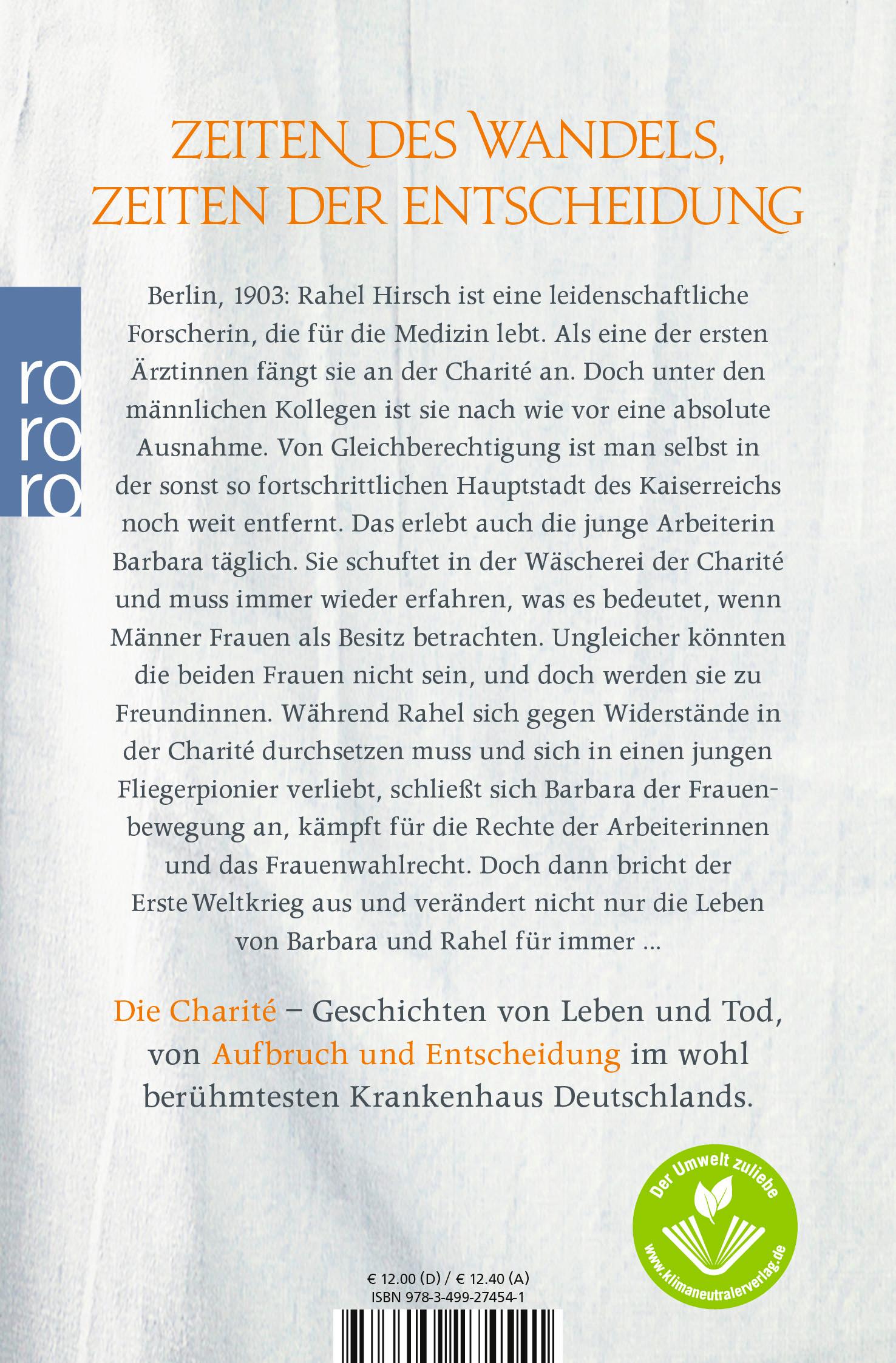 Rückseitencover Die Charité: Aufbruch und Entscheidung