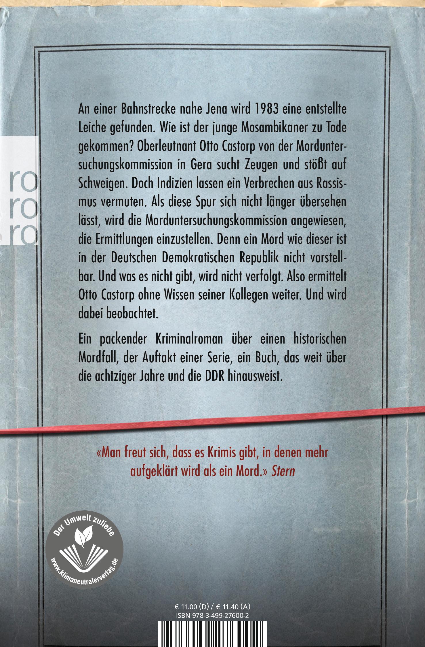 Rückseitencover Morduntersuchungskommission: Der Fall Teo Macamo