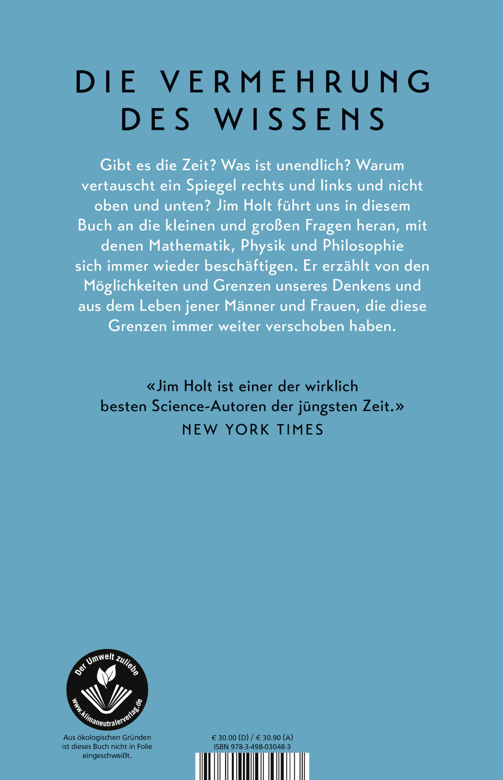 Rückseitencover Als Einstein und Gödel spazieren gingen