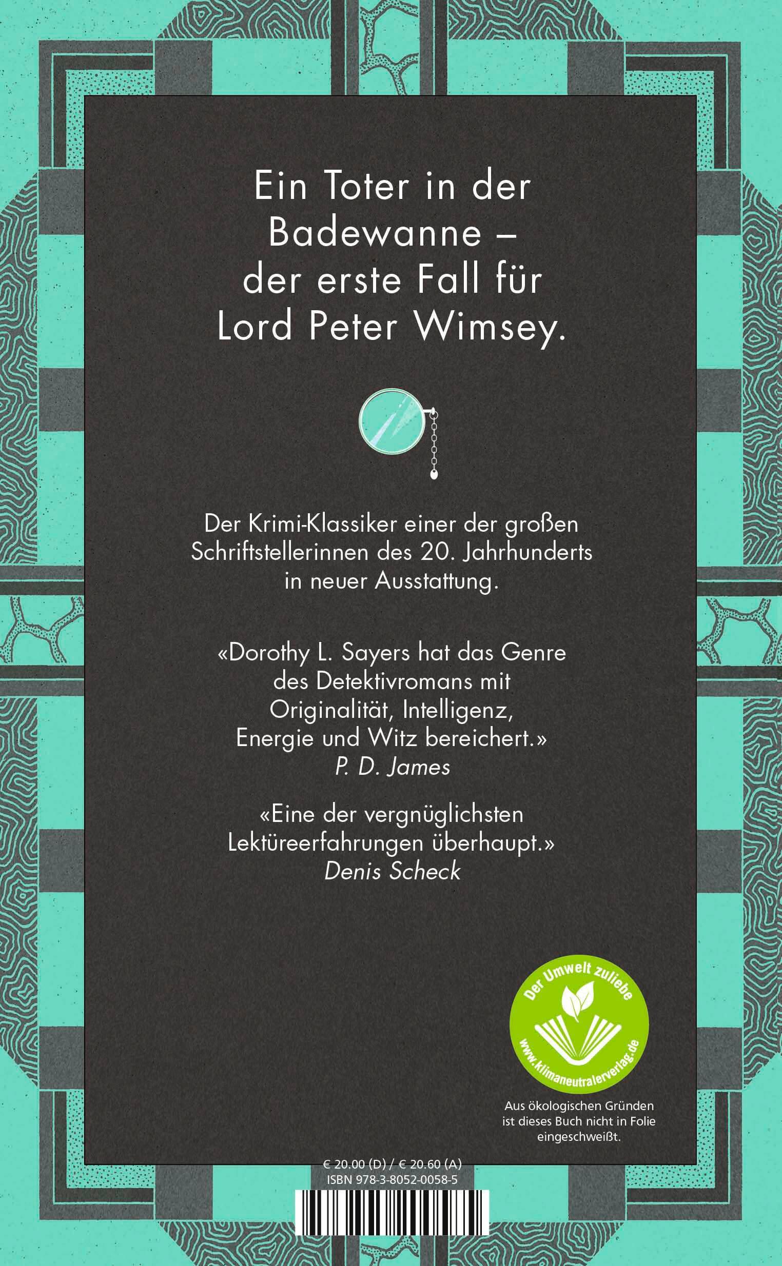 Rückseitencover Ein Toter zu wenig