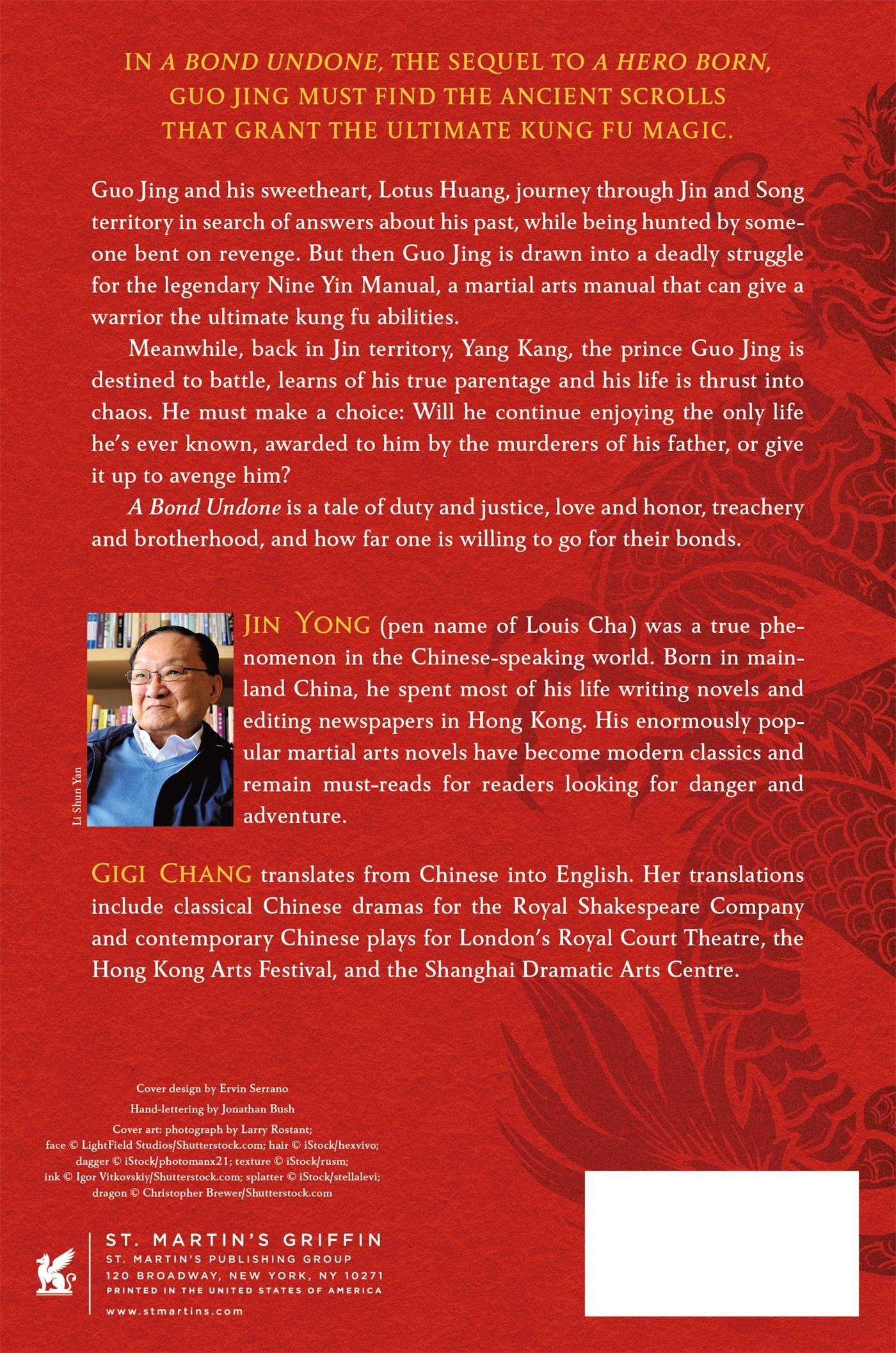 Rückseitencover A Bond Undone