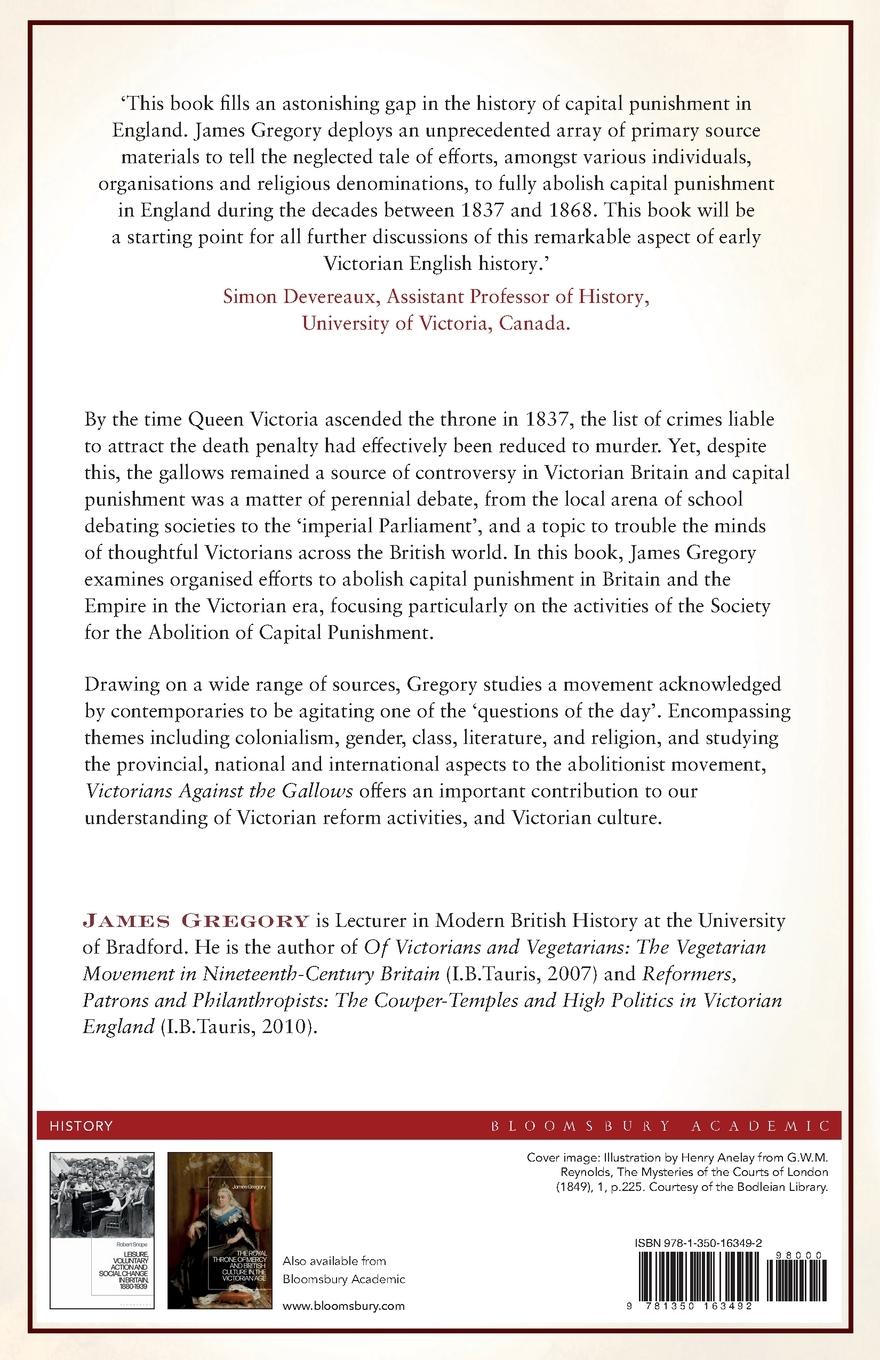 Rückseitencover Victorians Against the Gallows