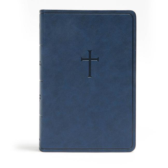 Vorderes Coverbild CSB Everyday Study Bible, Navy Cross Leathertouch