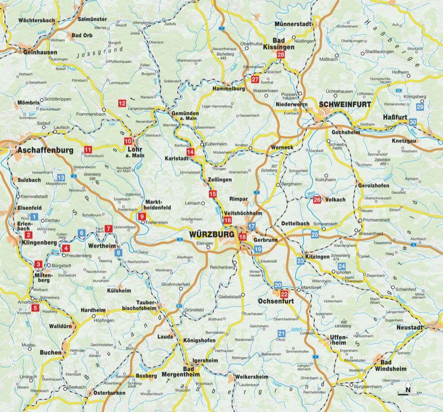 Beispielinhalt (Bild) Wanderungen für Senioren Mainfranken