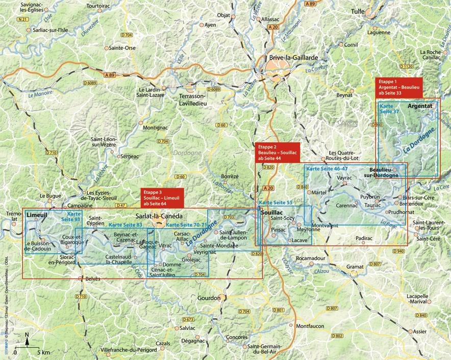 Beispielinhalt (Bild) Kanu Kompakt Dordogne