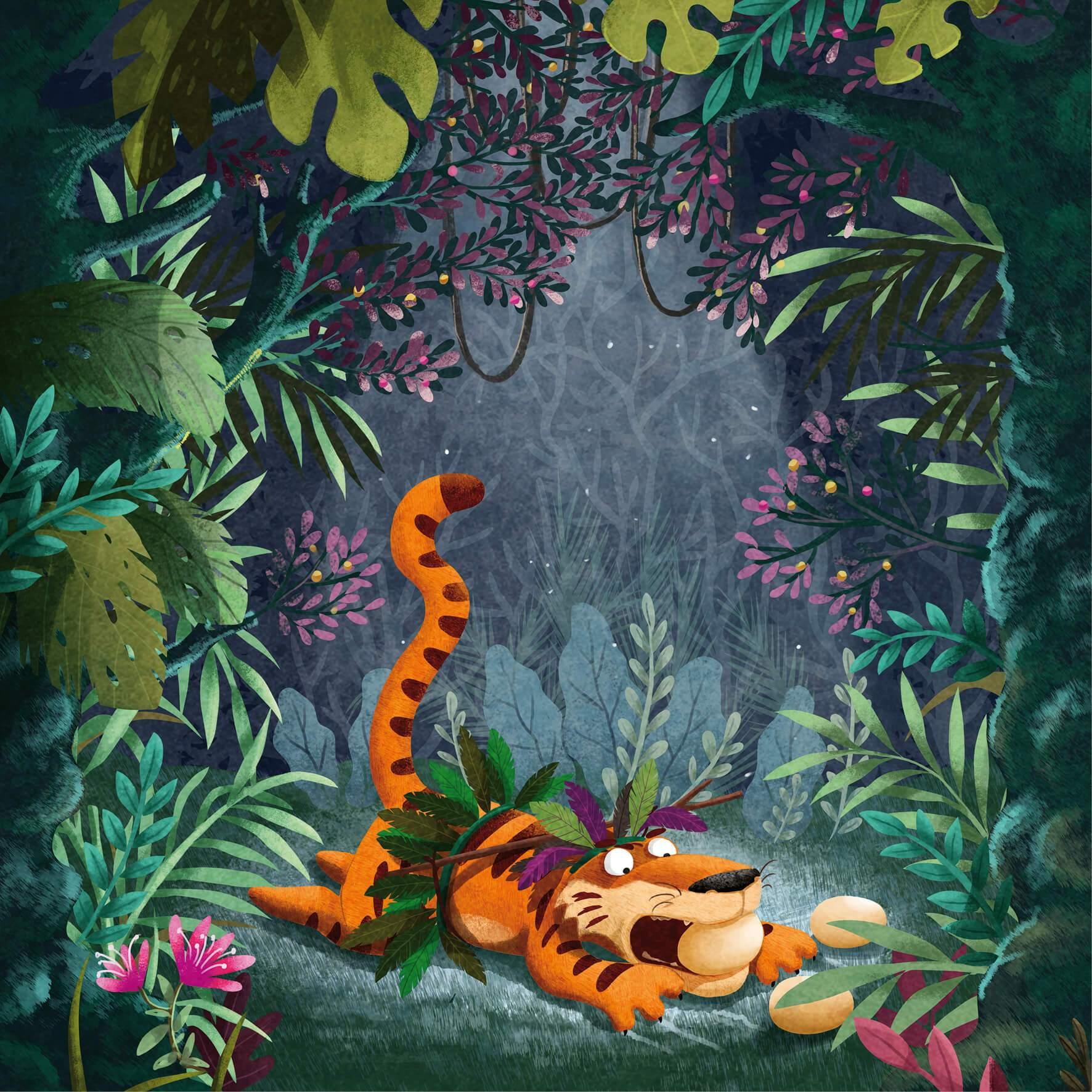 Beispielinhalt (Bild) Der Achtsame Tiger