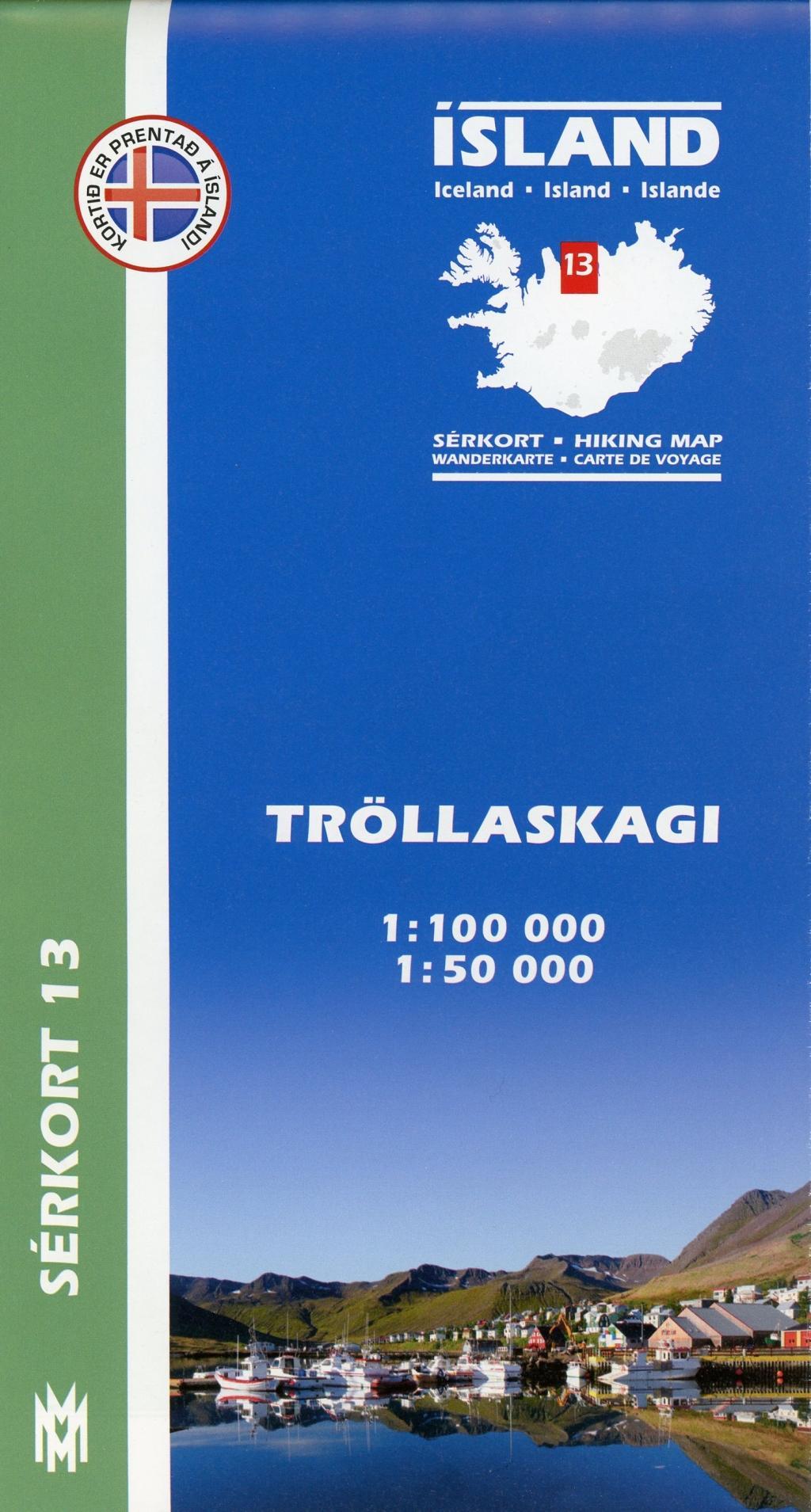 Vorderes Coverbild Tröllaskagi 1:100 000
