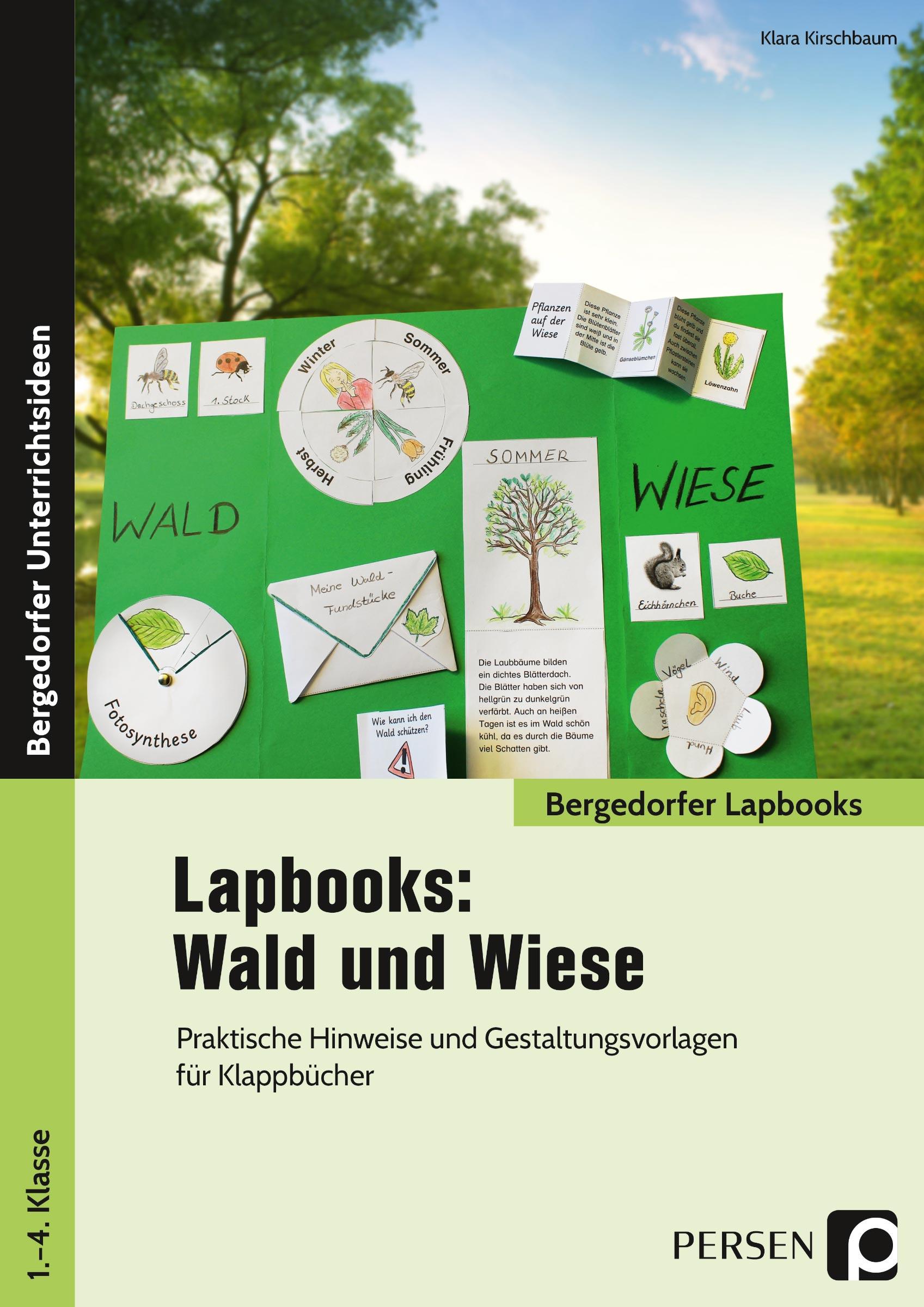 Vorderes Coverbild Lapbooks: Wald und Wiese - 1.-4. Klasse