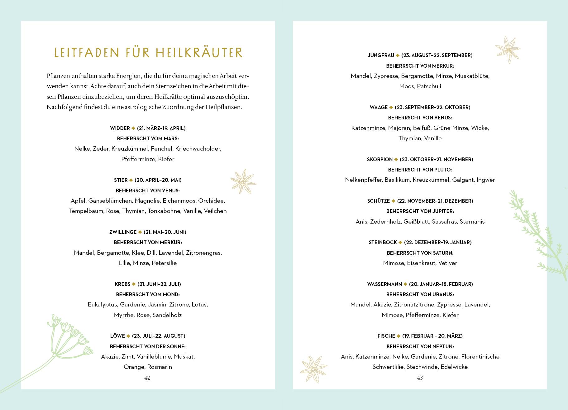 Beispielinhalt (Bild) Das Buch der magischen Sprüche