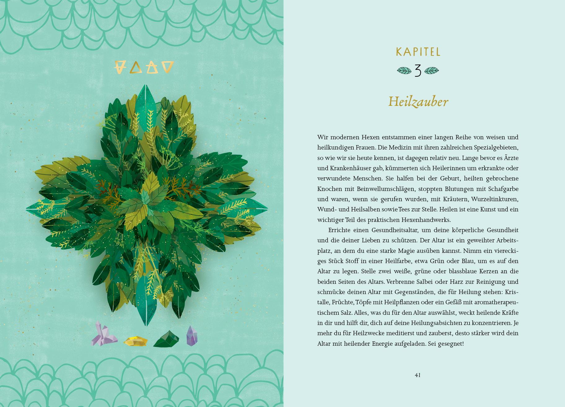 Beispielinhalt (Bild) Das Buch der magischen Sprüche