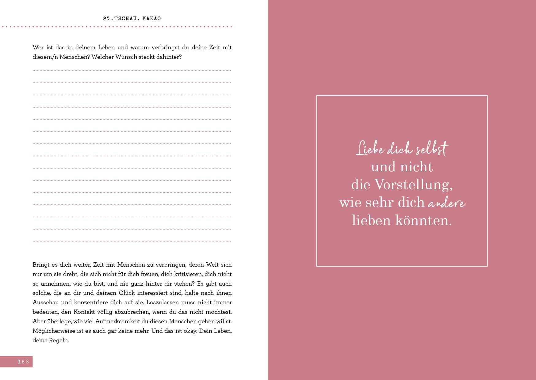 Beispielinhalt (Bild) Der geile Scheiß vom Glücklichsein - Mein Buch. Mein Leben.