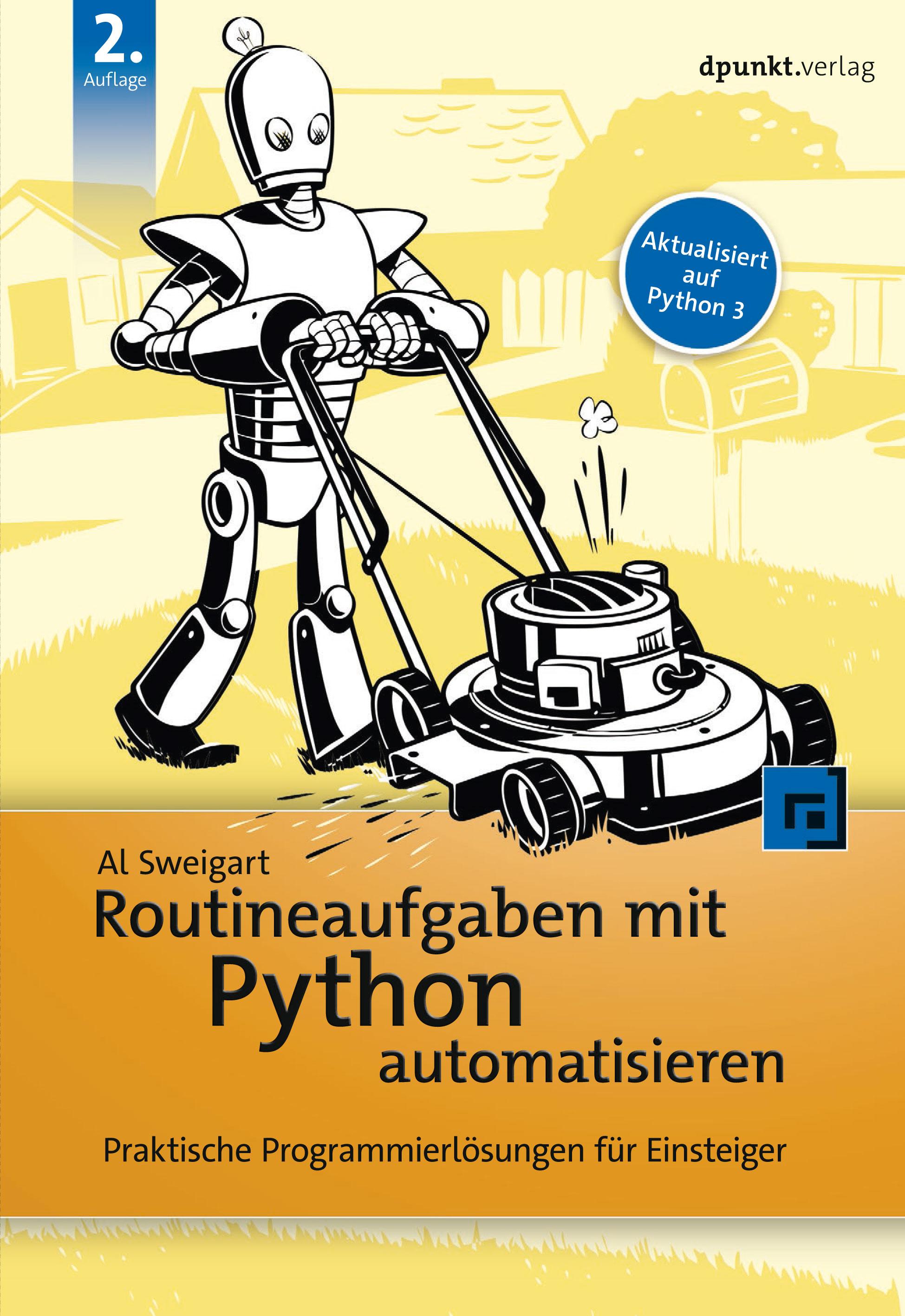 Vorderes Coverbild Routineaufgaben mit Python automatisieren