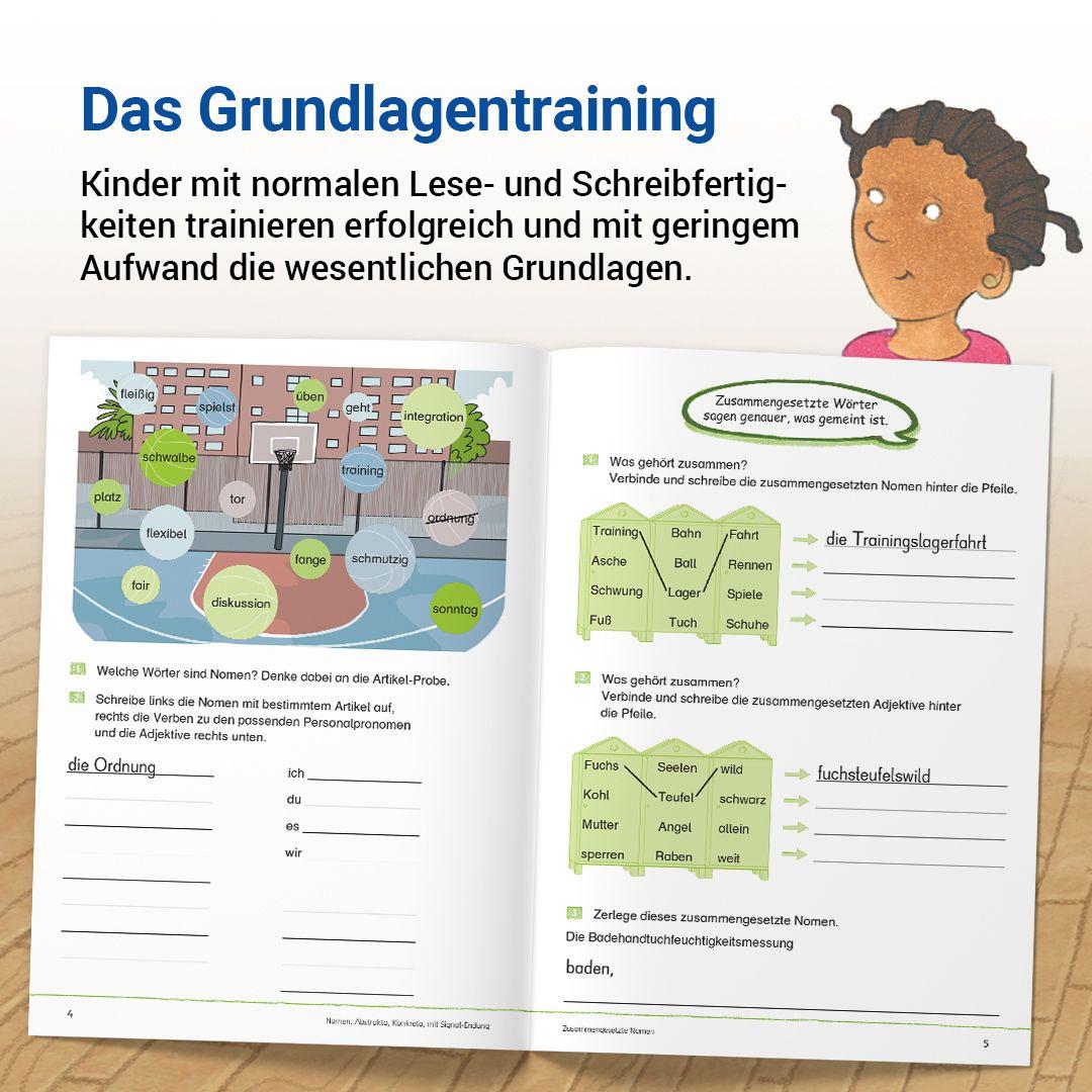 Beispielinhalt (Bild) Das Übungsheft Deutsch 7