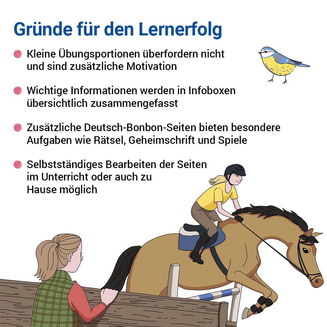 Beispielinhalt (Bild) Das Übungsheft Deutsch 7