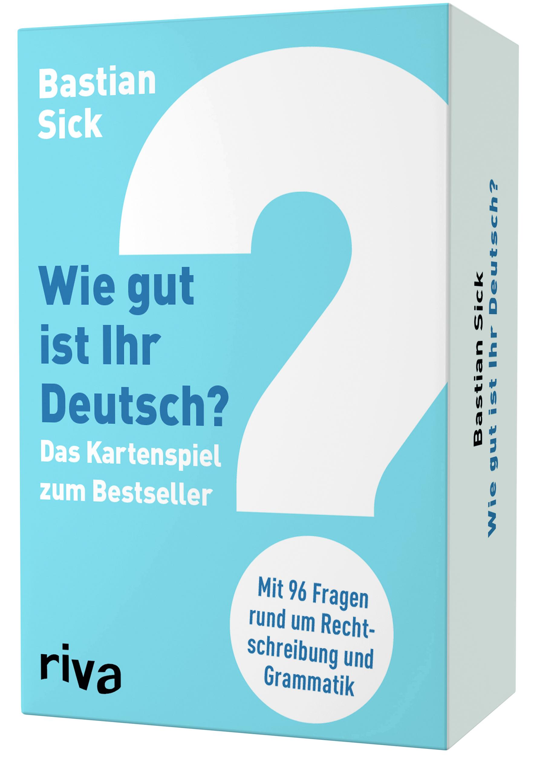 Vorderes Coverbild Wie gut ist Ihr Deutsch? - Das Kartenspiel zum Bestseller