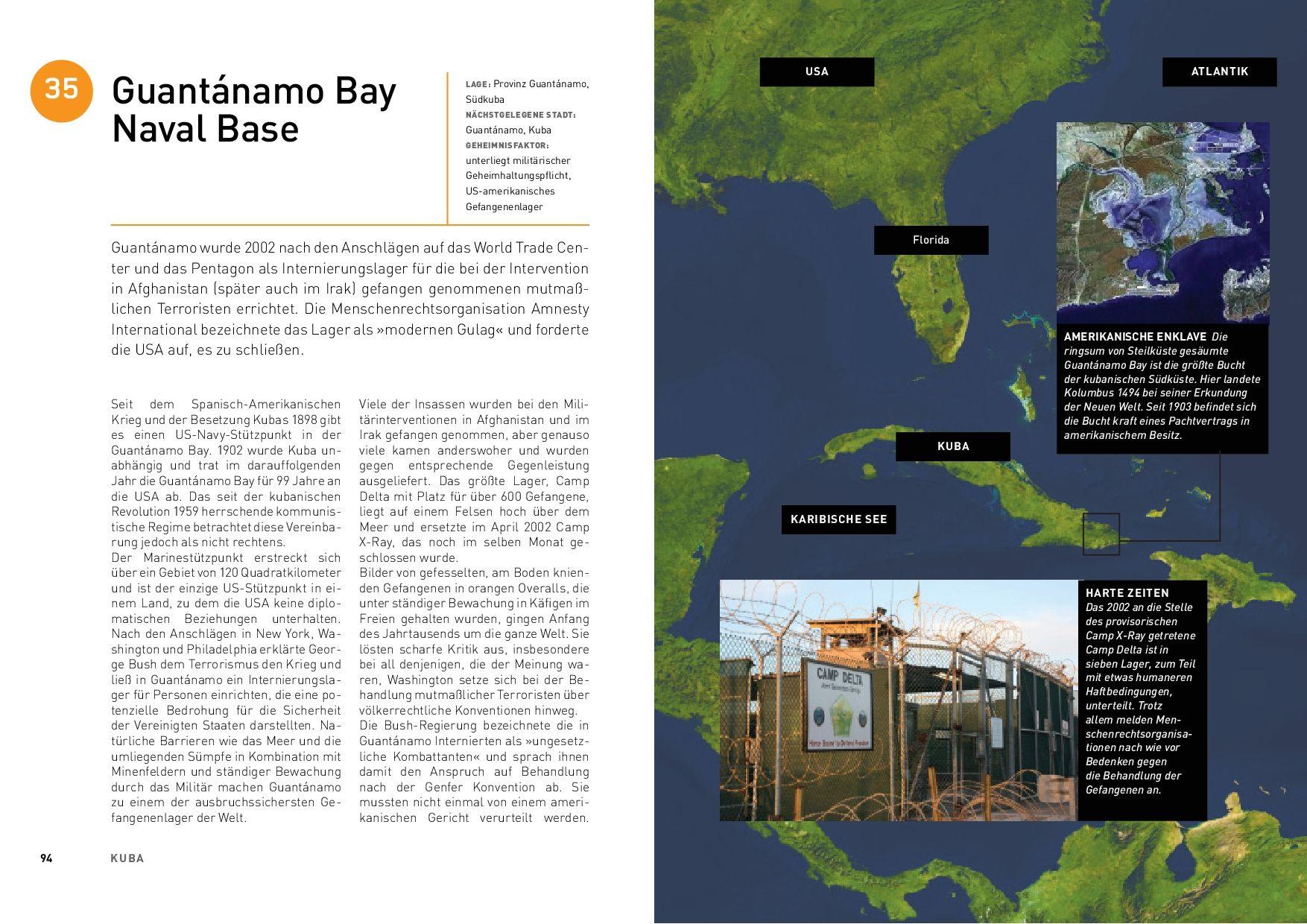 Beispielinhalt (Bild) Die 100 geheimsten Orte der Welt