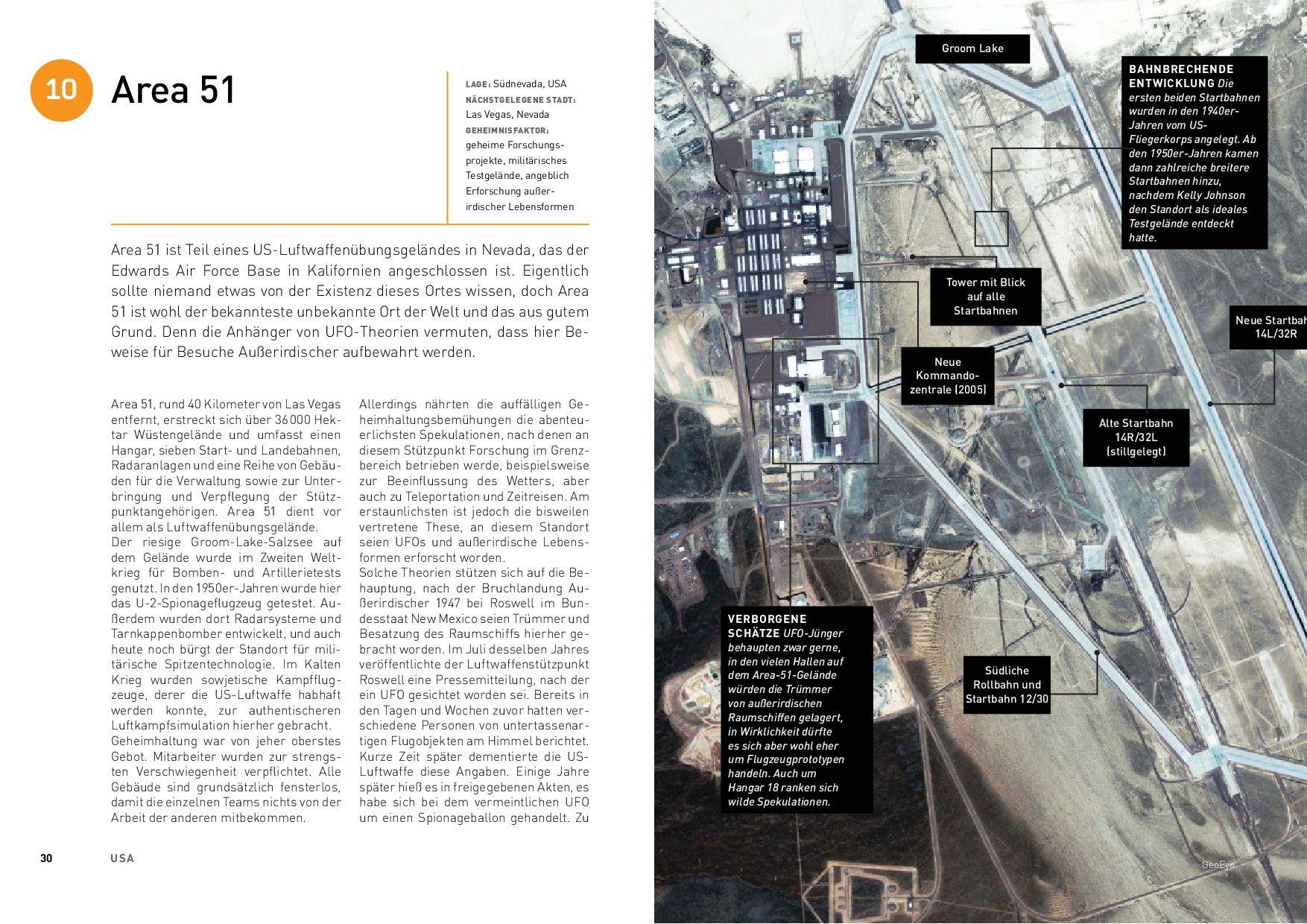 Beispielinhalt (Bild) Die 100 geheimsten Orte der Welt