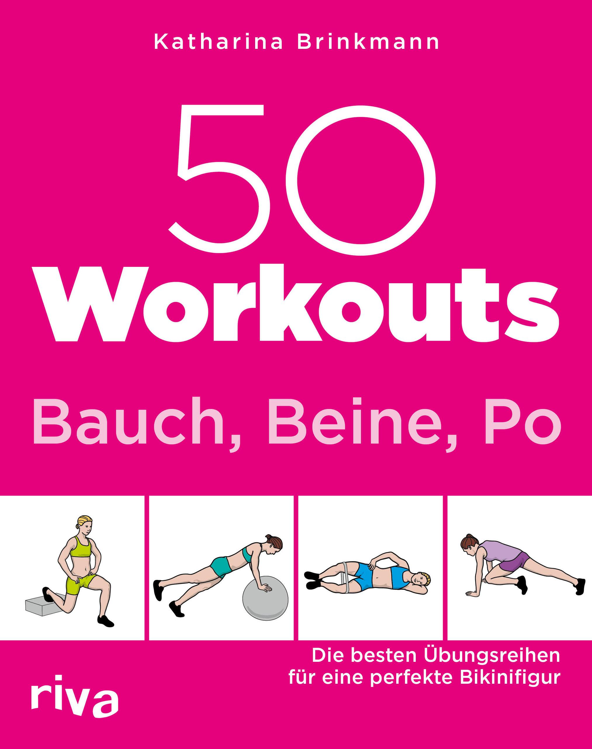 Vorderes Coverbild 50 Workouts - Bauch, Beine, Po