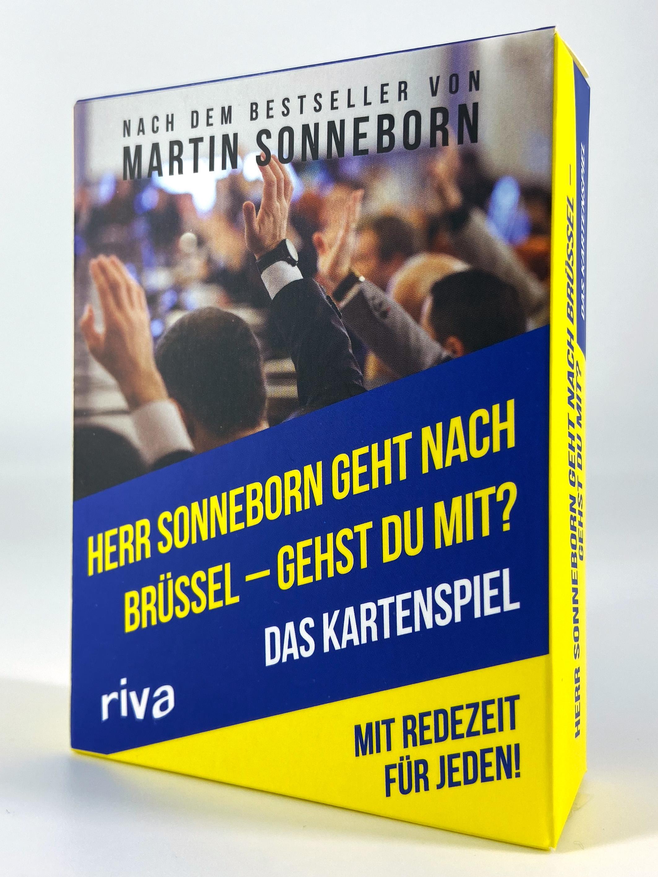 Beispielinhalt (Bild) Herr Sonneborn geht nach Brüssel - gehst du mit?