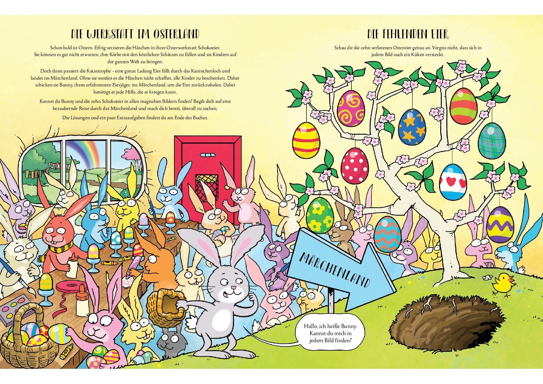 Beispielinhalt (Bild) Finde den Osterhasen