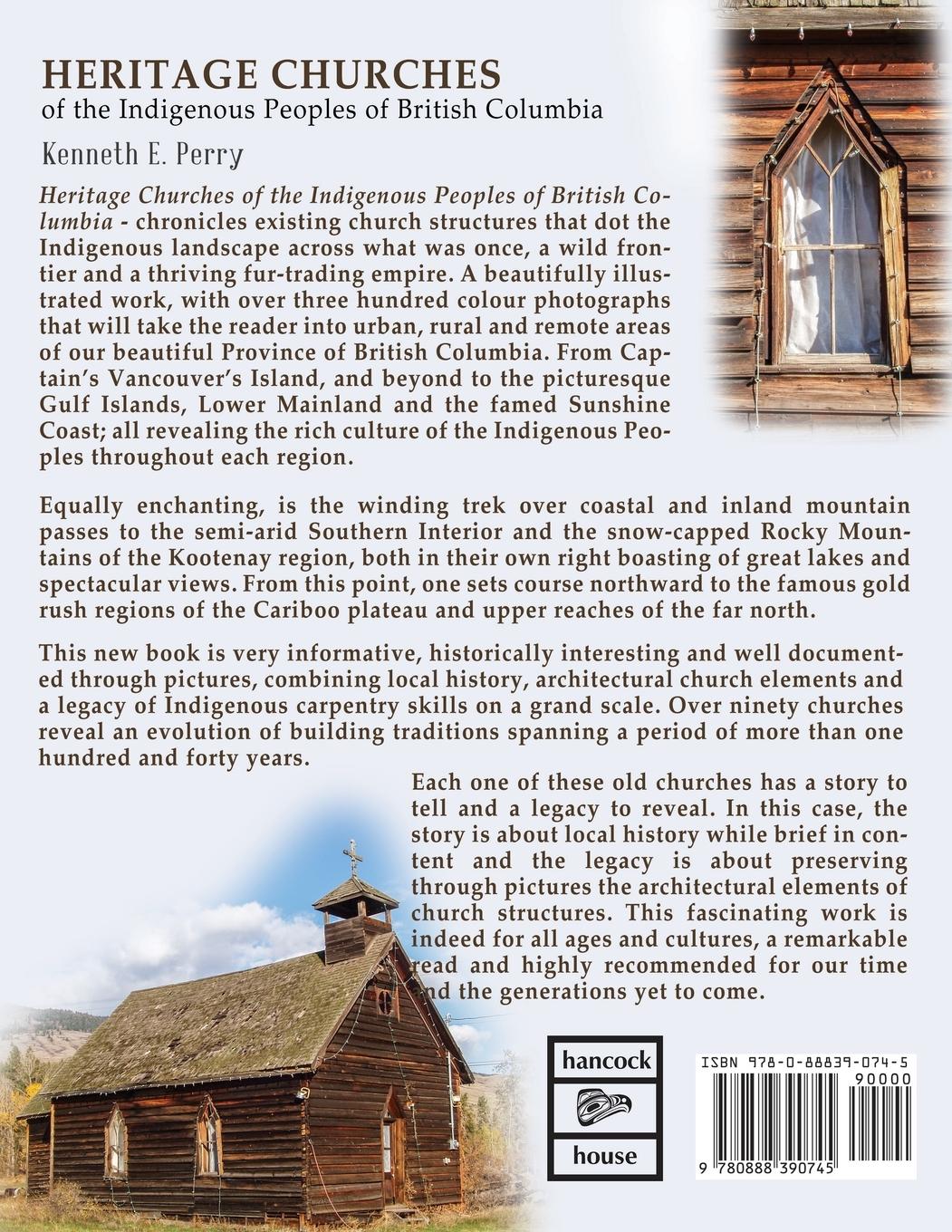 Rückseitencover Heritage Churches of the Indigenous Peoples of British Columbia