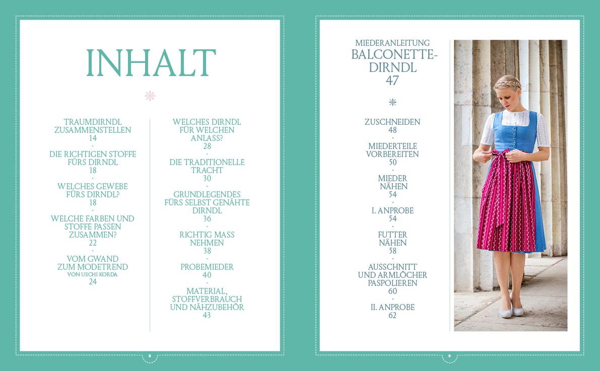 Beispielinhalt (Bild) Mein selbst genähtes Dirndl